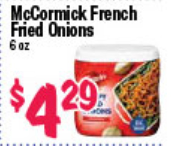 McCormick French Fried Onions